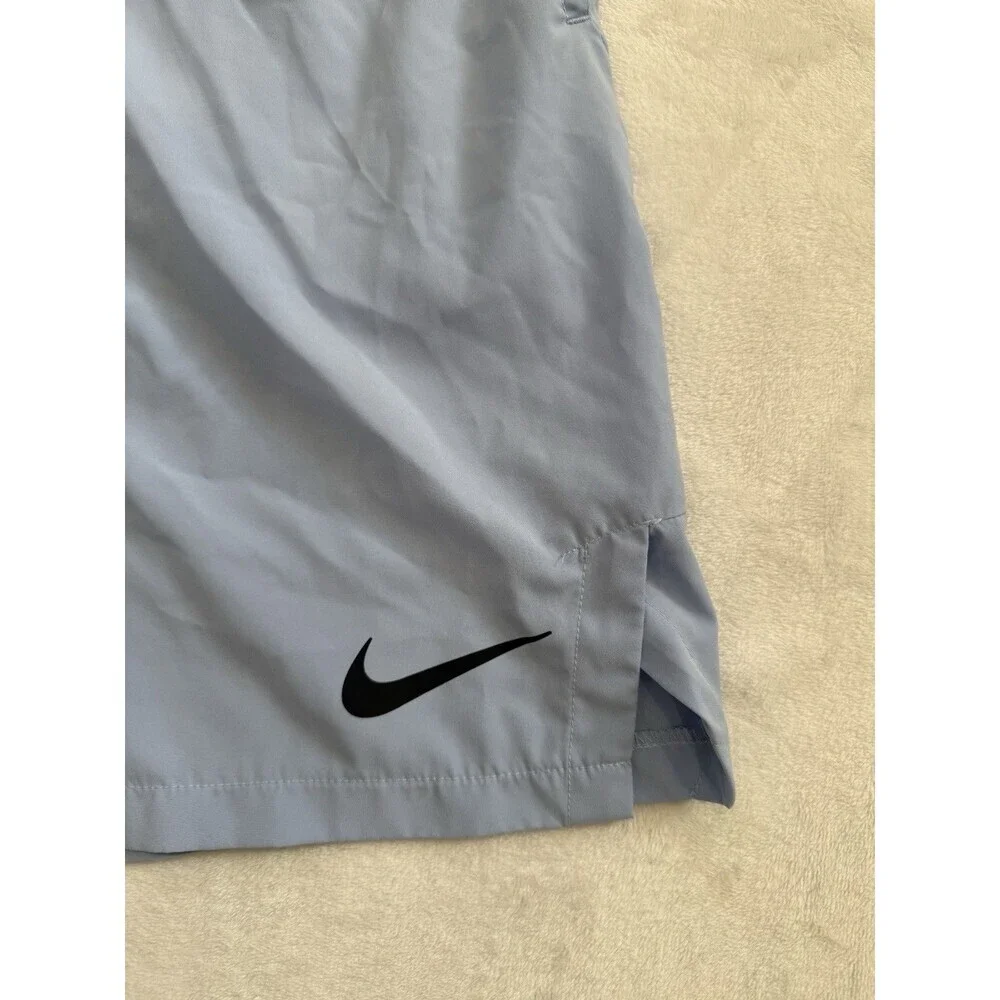 Nike Dri-FIT Men’s Running Shorts Blue Gray Athletic Gym Training Size M